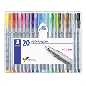 Staedtler Fineliner Triplus 0,3мм комплект (20)